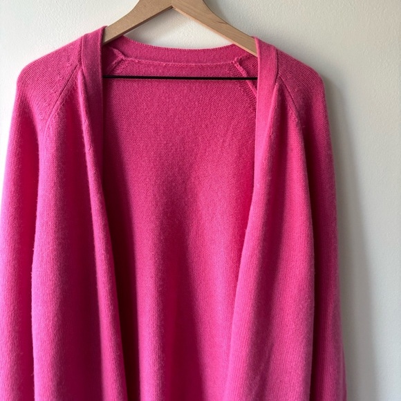 LAPOINTE Cashmere cardigan In Italian Yarn Sz M - Picture 6 of 8